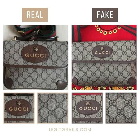 how to tell a real vintage gucci|counterfeit gucci bag.